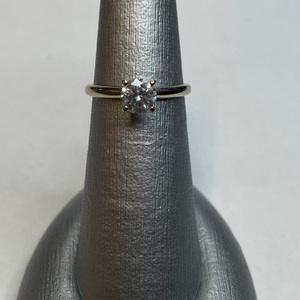  A Love Made Brilliant: 14KT White Gold .75 CT Solitaire Diamond Ring
