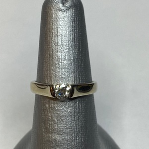  Gravity-Defying .33 CT Diamond Tension-Set Ring