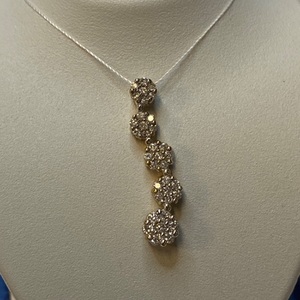  Sparkling Diamond Journey Pendant – Life’s Path Design