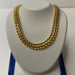  Sleek Double Cuban Chain Design