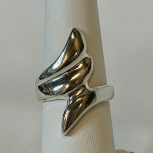  Sterling Silver Angel Wing Wrap Ring