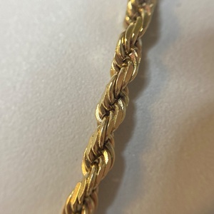  Classic Yellow Gold Rope Chain 